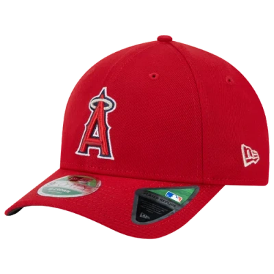 New Era Mens Los Angeles Angels  Angels Player Replica 9forty Cap In Red/red
