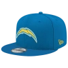 New Era Blue Los Angeles Chargers Basic 9fifty Adjustable Snapback Hat In Blue/yellow