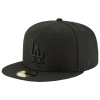 New Era Mens Los Angeles Dodgers  Dodgers 59fifty Cap In Black/black