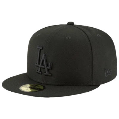 New Era Mens Los Angeles Dodgers  Dodgers 59fifty Cap In Black/black