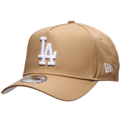New Era Mens Los Angeles Dodgers  Dodgers 9forty A Frame Cap In White/khaki