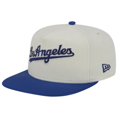 New Era Mens Los Angeles Dodgers  Dodgers A Frame Satin Snapback In White/blue