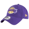 New Era Purple Los Angeles Lakers Team 2.0 9twenty Adjustable Hat In Purple/yellow