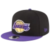 New Era 9fifty Nba Los Angeles Lakers 2-tone Black/purple Snapback Hat 70557044 In Purple/yellow