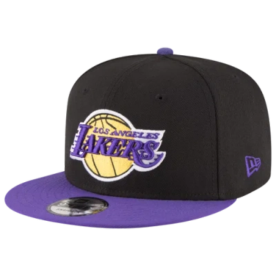 NEW ERA MENS LOS ANGELES LAKERS NEW ERA LAKERS QR 2T T/C SNAPBACK
