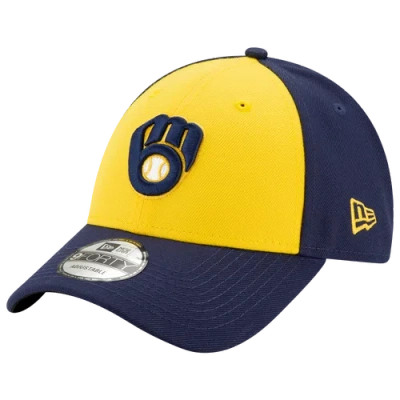 NEW ERA MENS MILWAUKEE BREWERS NEW ERA BREWERS 9FORTY ADJUSTABLE CAP