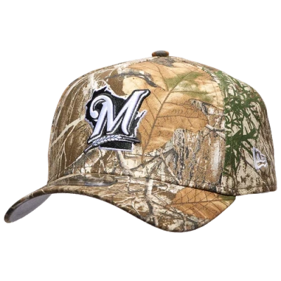 New Era Mens Milwaukee Brewers  Brewers 9forty Af Realtree Cap In Green/brown/black