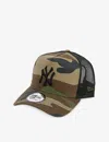 New Era Mens Multi New York Yankees Camouflage Cotton And Mesh Trucker Cap In Multi