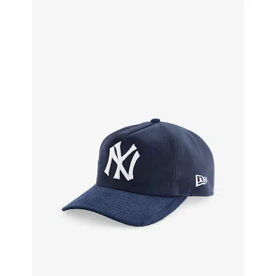 New Era Mens Navy 19twenty New York Yankees Mlb Cooperstown Cord Baseball Cap In Blue