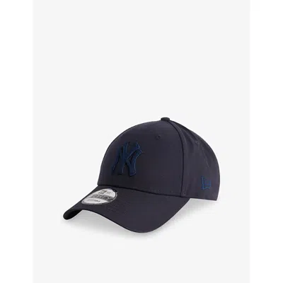 New Era Mens Navy 9forty New York Yankees League Cotton Baseball Cap&nbsp; In Blue