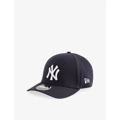 New Era Mens Navy 9forty New York Yankees Mlb Side-script Cotton Baseball Cap
