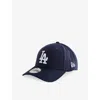 New Era Mens Navy La Dodgers 9forty Woven Adjustable Cap