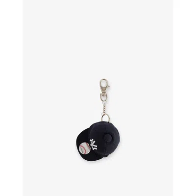 New Era Mens Navy New York Yankees Mlb Mini Baseball Cap Keychain