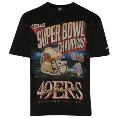 New Era Mens  49ers 3064 Ovs T-shirt In Black