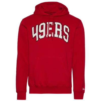 New Era Mens  49ers 3079 Pullover Hoodie In Red