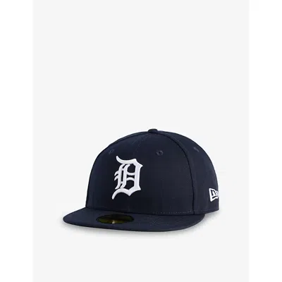 New Era Mens Black 59fifty Detroit Tigers Authentic On Field Home Woven Baseball Cap
