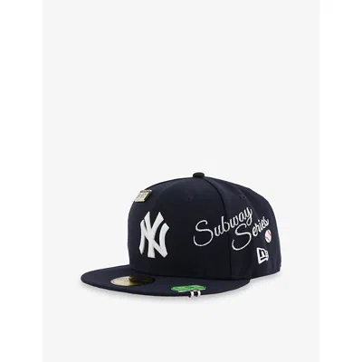 New Era Mens  59fifty Subway Series New York Yankees Woven Cap In Blue