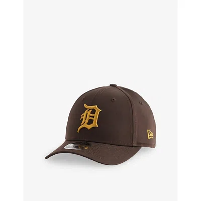 New Era Mens Dark Brown 9forty Detroit Tigers World Series Cotton Baseball Cap