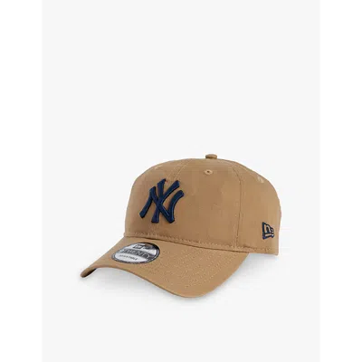 New Era Mens  9twenty New York Yankees Cotton Baseball Cap In Beige/khaki