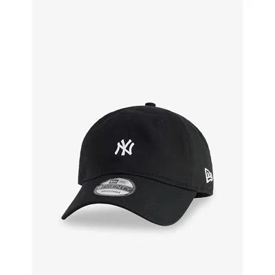 New Era Mens Black 9twenty New York Yankees Mlb Mini Cotton Baseball Cap
