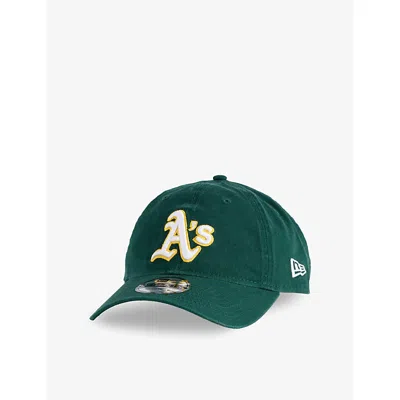 New Era Mens Green 9twenty Oakland Athletics Mlb Core Classic Cotton Baseball Cap