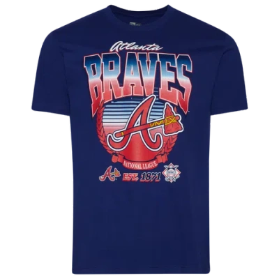 New Era Mens  Braves T-shirt In Blue/multi