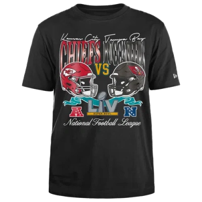 New Era Mens  Buccaneers/chiefs Super Bowl S/s T-shirt In Black/multi