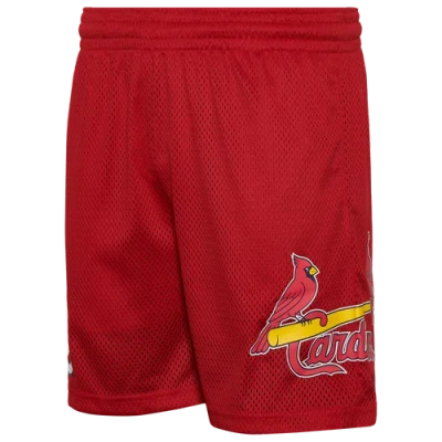 New Era Mens  Cardinals 7" Fitted Otc Shorts In Red/red