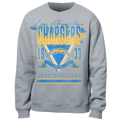 New Era Mens  Chargers Crew Sweatshirt In Grey/multi