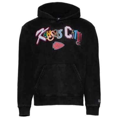 New Era Mens  Chiefs 3067 Pullover Hoodie In Black