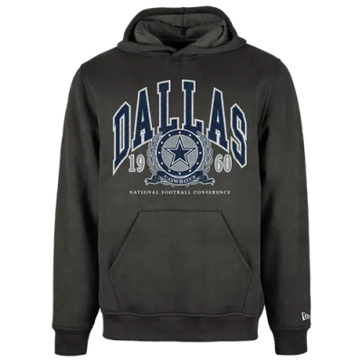 New Era Mens  Cowboys Fitted Pullover Hoodie In Grey/grey