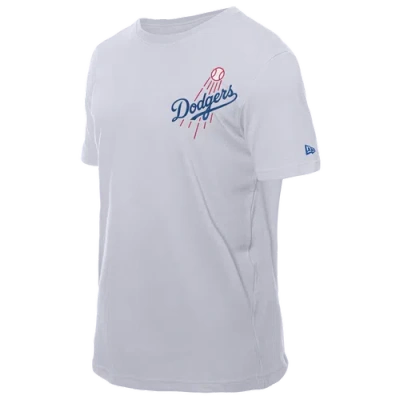New Era Mens  Dodgers 1937 Short Sleeve T-shirt In White/multi