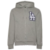 New Era Mens  Dodgers Custom Full-zip Hoodie In Grey/multi