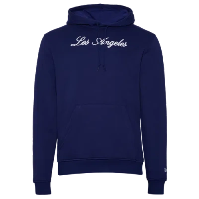 New Era Mens  Dodgers Custom Pullover Hoodie In Multi/blue