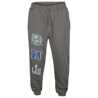 New Era Mens  Eagles Fitted Sweatpants In Grey/grey