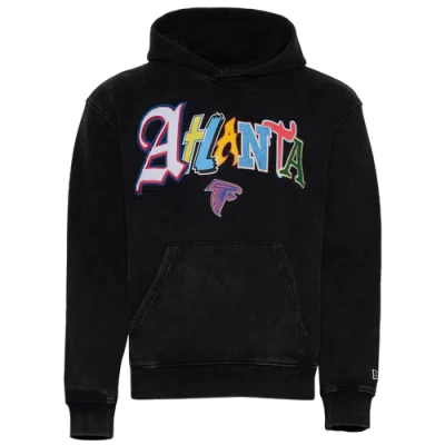 New Era Mens  Falcons 3067 Pullover Hoodie In Black