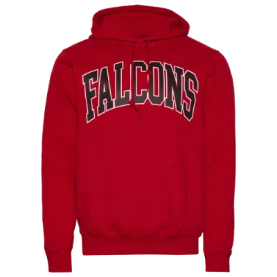New Era Mens  Falcons 3079 Pullover Hoodie In Red