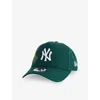 New Era Mens Dark Green Icon E Frame New York Yankees League Cotton Cap In Green