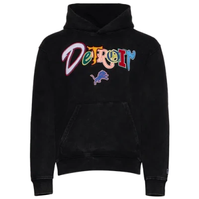 New Era Mens  Lions 3067 Pullover Hoodie In Black