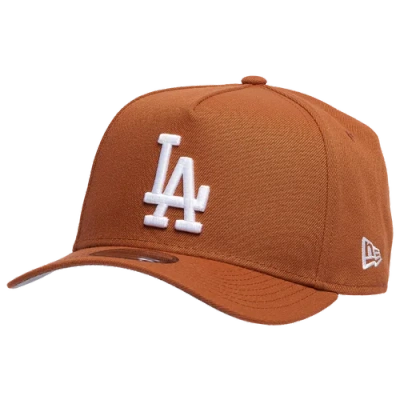 New Era Mens  Los Angeles Dodgers 9forty A-frame Cap In Brown