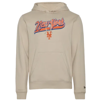 New Era Mens  Mets Hooded Pullover In Neutral