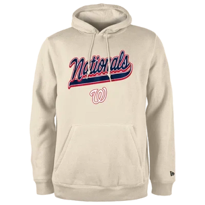 New Era Mens  Nationals Hooded Pullover In White