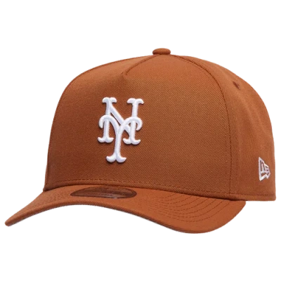 New Era Mens  New York Mets 9forty A-frame Cap In Orange