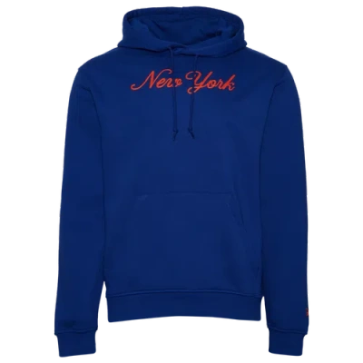 New Era Mens  New York Mets Custom Pullover Hoodie In Blue/multi