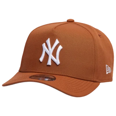 New Era Mens  New York Yankees 9forty A-frame Cap In Brown