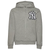 New Era Mens  New York Yankees Custom Full-zip Hoodie In Grey/multi