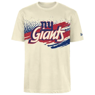 New Era Mens  Ny Giants Fitted Short Sleeve T-shirt In Tan/multi