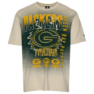 New Era Mens  Packers 3063 Ovs T-shirt In Black
