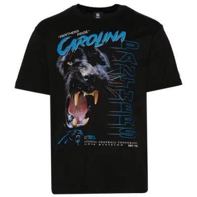 New Era Mens  Panthers 3065 Ovs T-shirt In Black