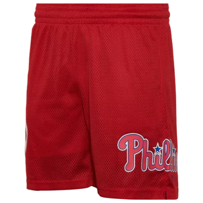 New Era Mens  Phillies 7" Fitted Otc Shorts In Red/red